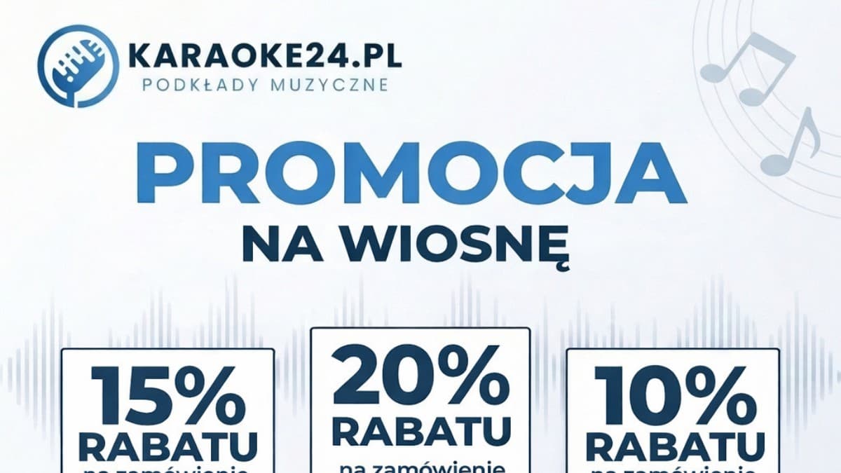 Wiosenna wyprzedaż w Karaoke24.pl
