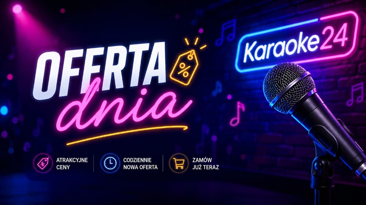 Nowa funkcjonalność na Karaoke24.pl – Oferta Dnia z 25% rabatem! 🎉